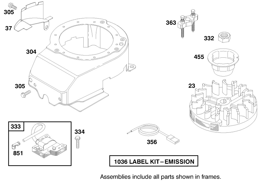 Engine Briggs & Stratton Model 127802-1761-E1