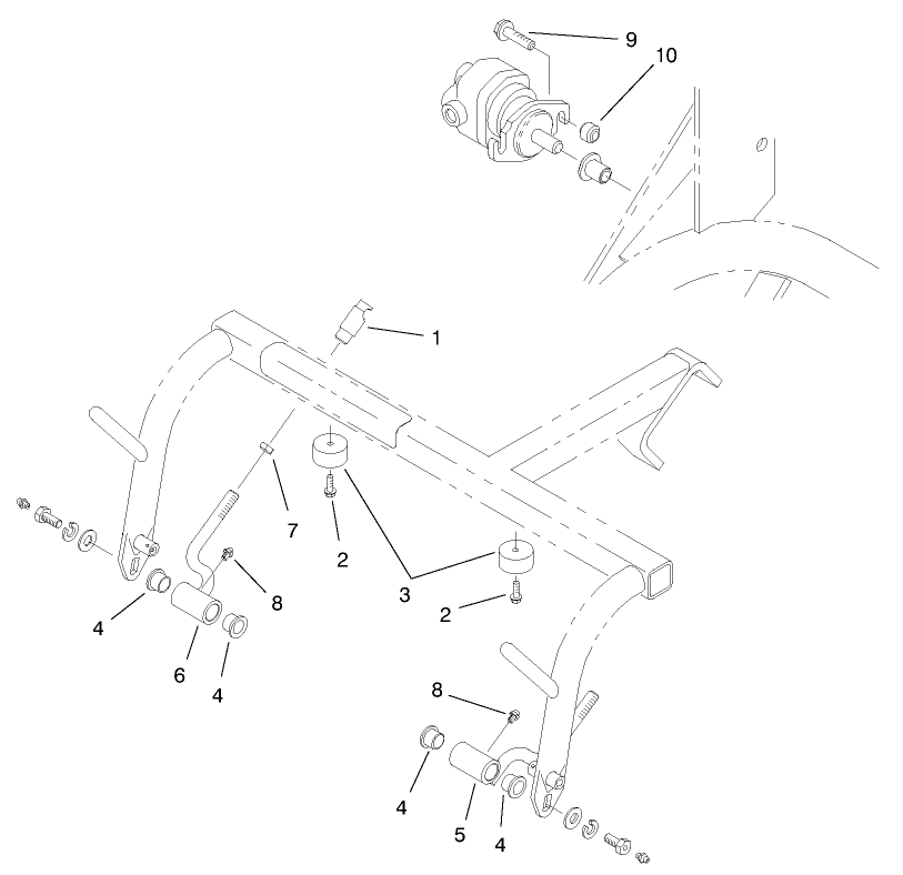 Pull Arm Assembly (greensmasterê 3050 & 3100 Only)