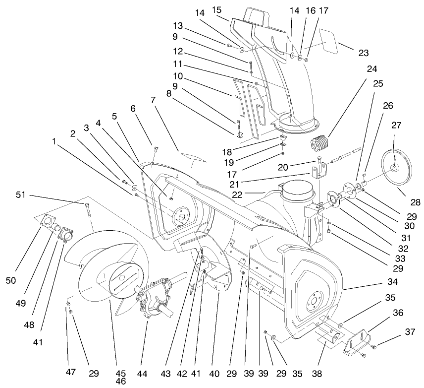 Auger And Housing Assembly