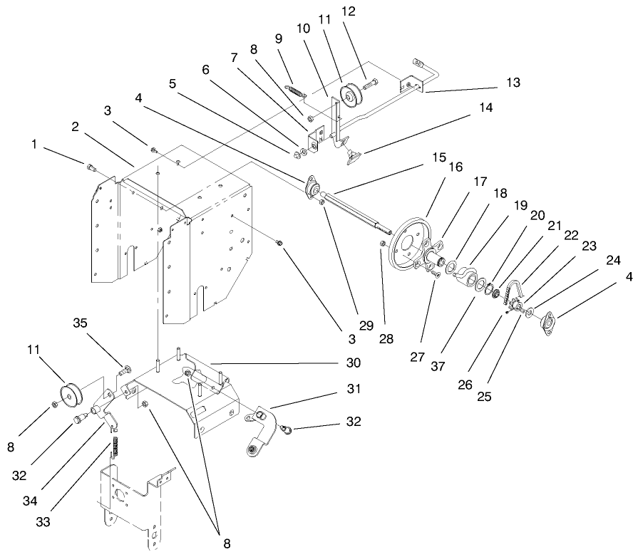 Upper Traction Assembly