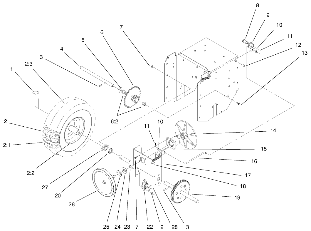 Lower Traction Assembly