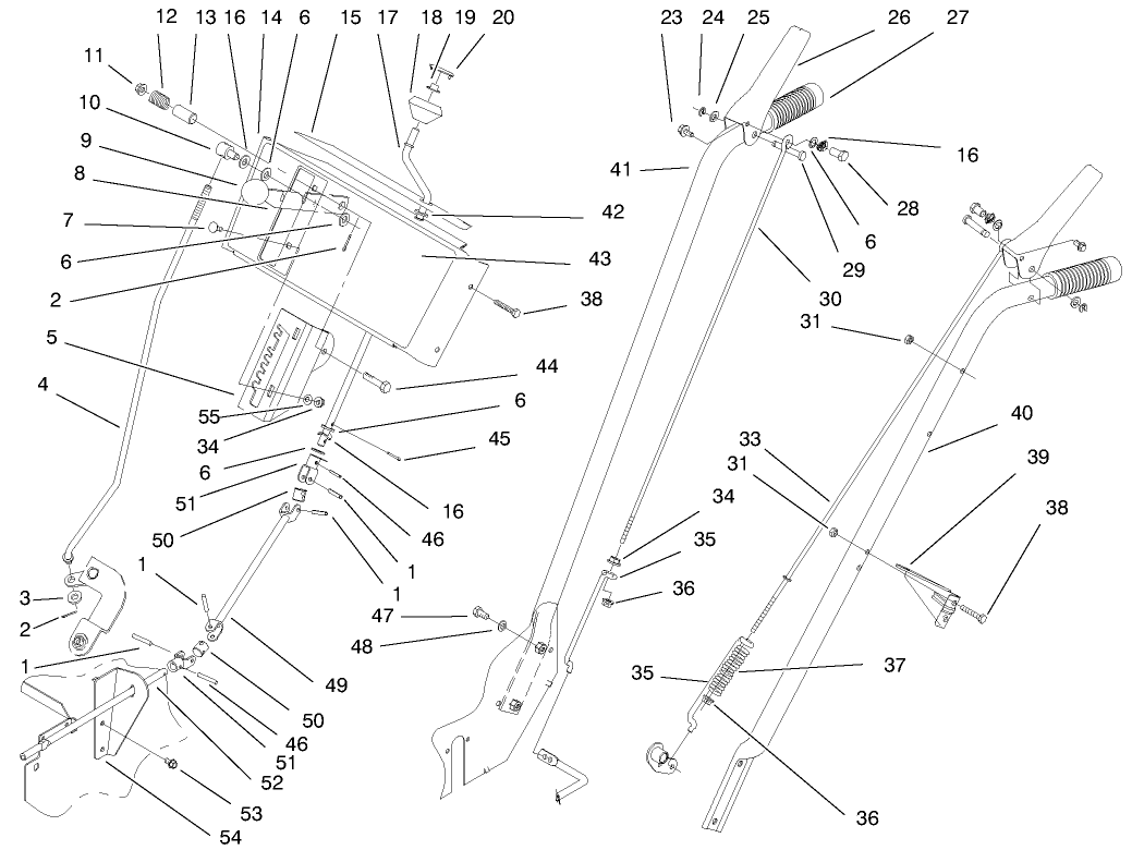 Handle And Contols Assembly (continued)
