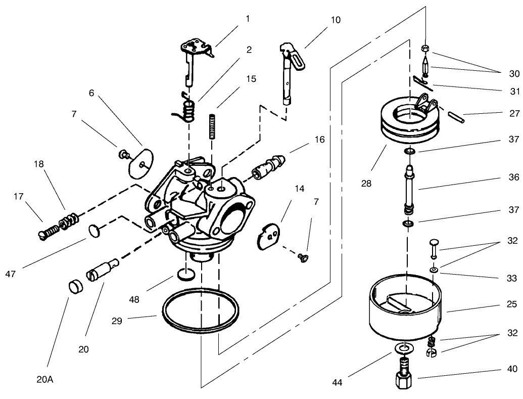 Carburetor Tecumseh #640052