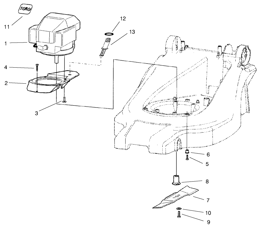 Motor And Blade Assembly