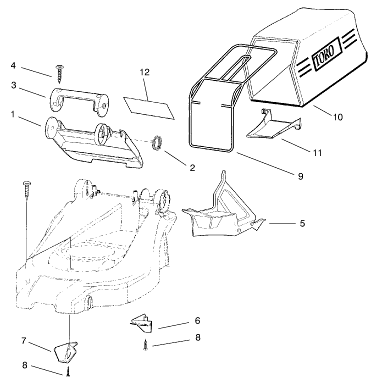 Bag And Recycling Assembly