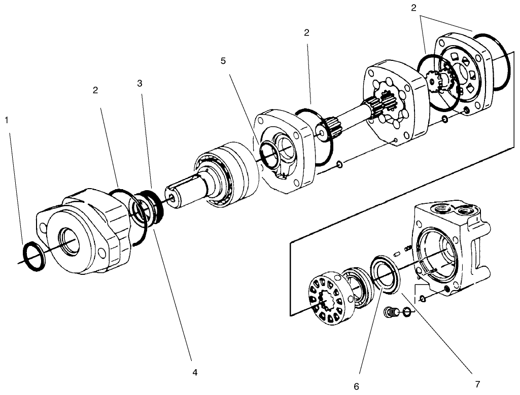 Hydraulic Motor And Assembly