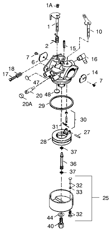Tecumseh Carburetor No. 640169