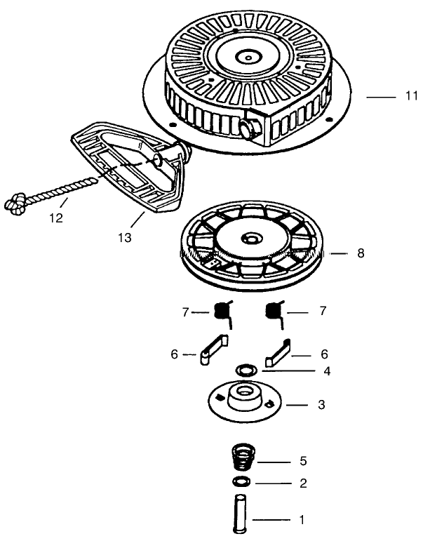 Tecumseh Starter No 590733 (optional)