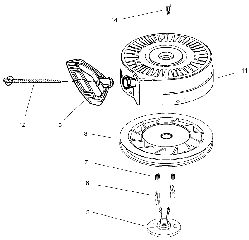 Recoil Starter No. 590742