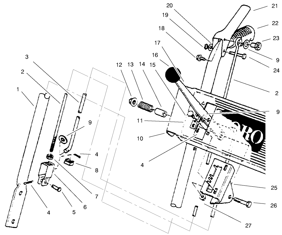 Handle Assembly Right Side