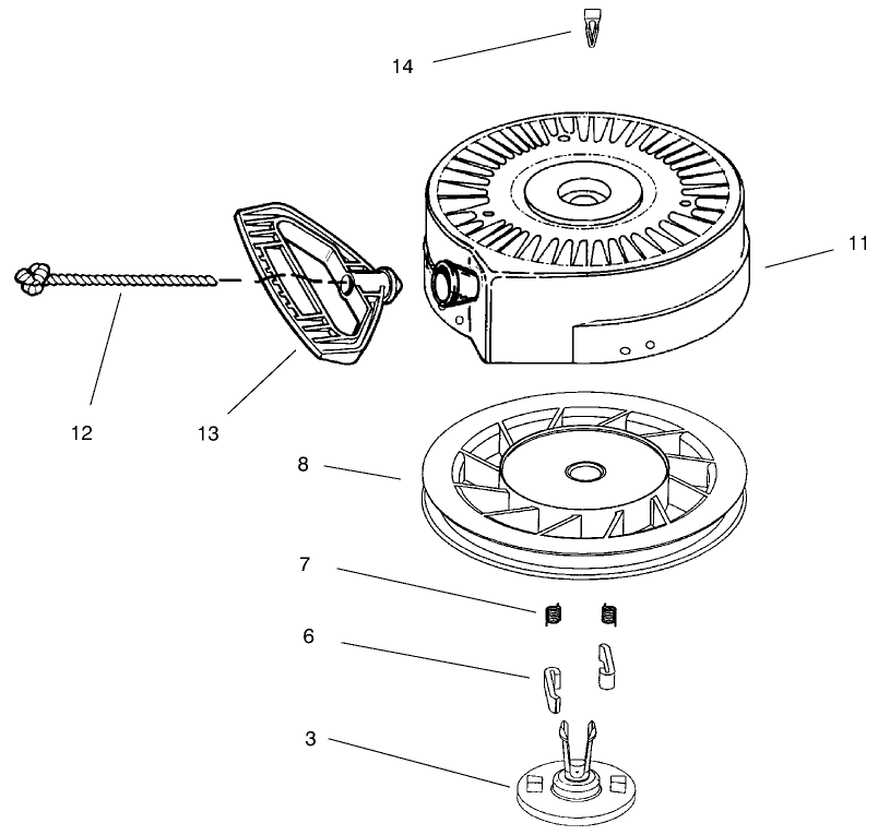Recoil Starter No. 590742