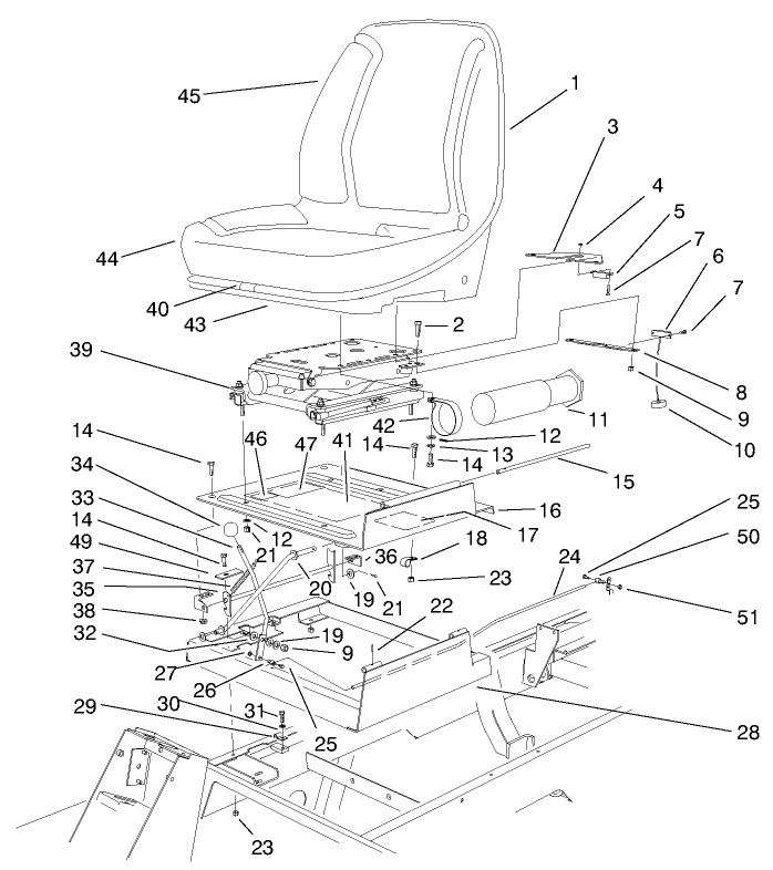 Seat & Throttle Asm