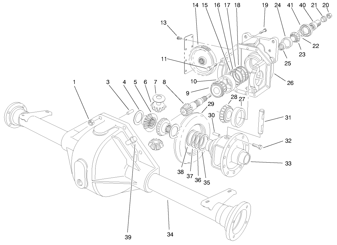 Front Axle Asm No. 94-6933