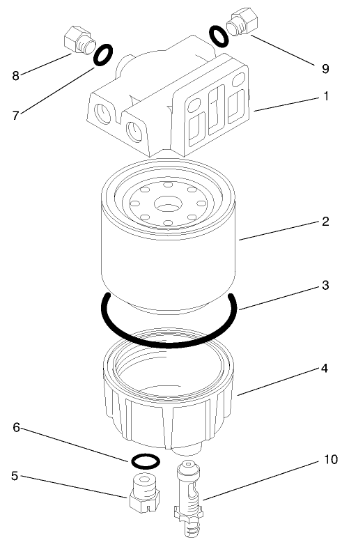 Filter, Water/fuel Separator Asm