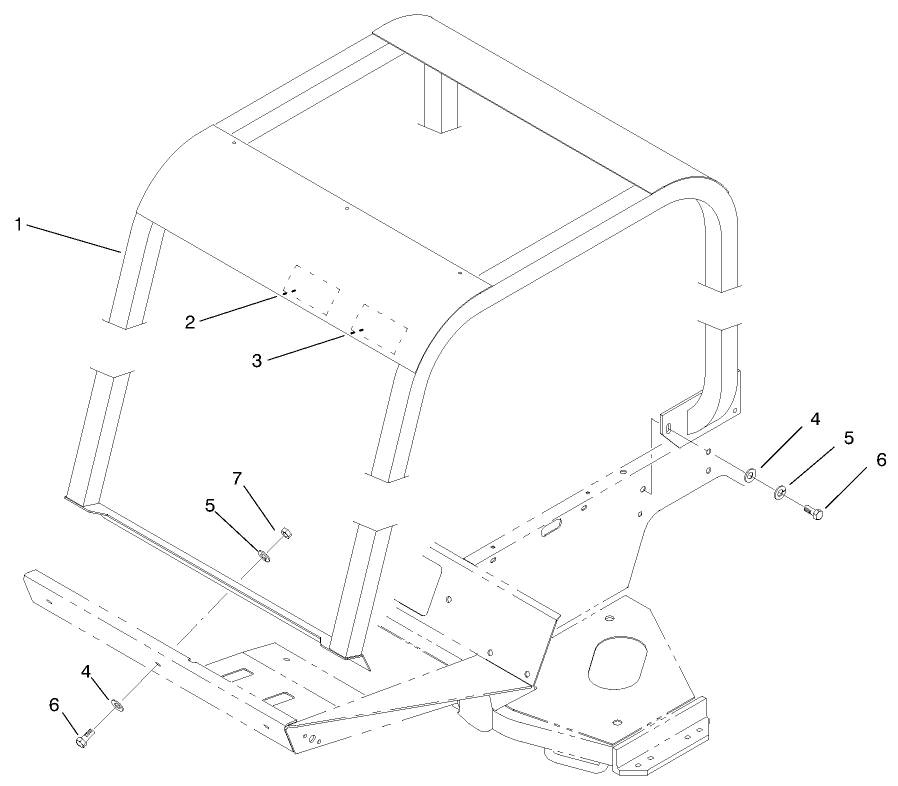 Roll Over Protection System (r.o.p.s.)(optional)