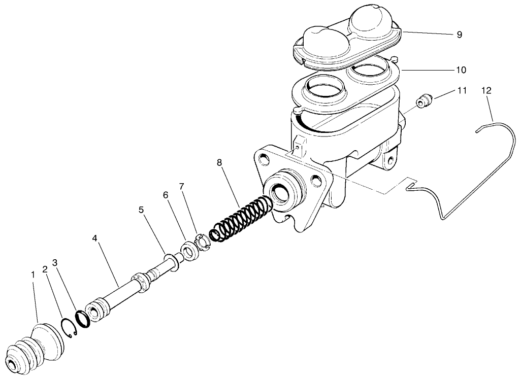 Brake System Master Cylinder No. 69-2640