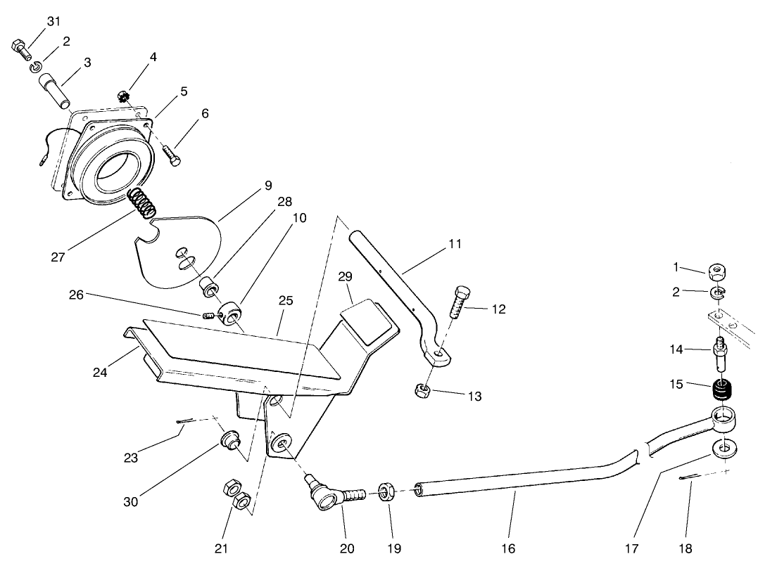 Traction Pedal & Cruise Control Asm