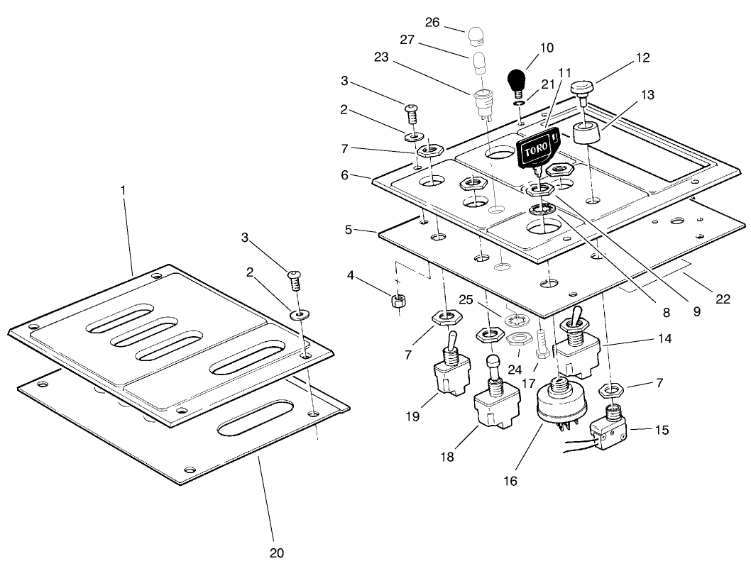 Lower Control Panel Asm