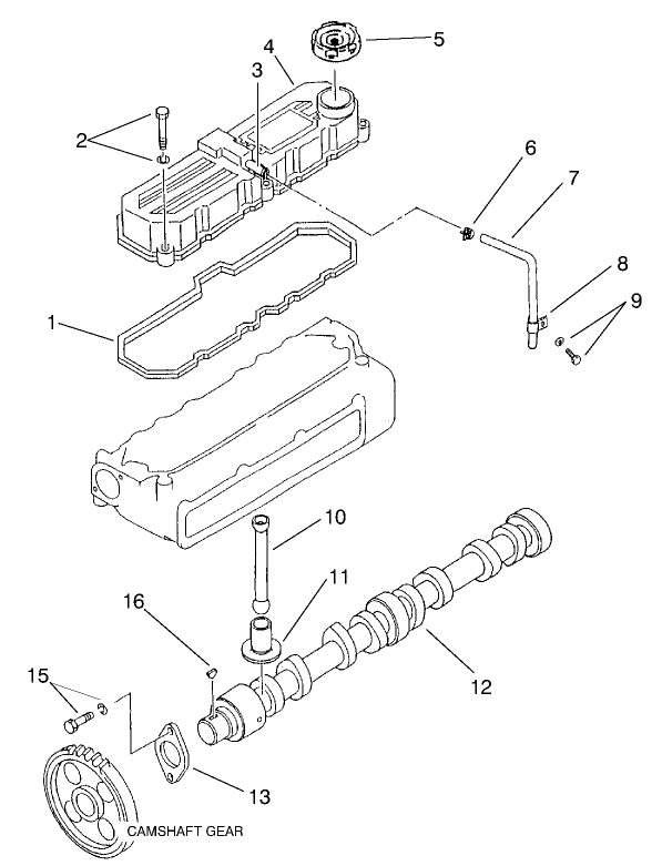 Rocker Cover & Camshaft Asm