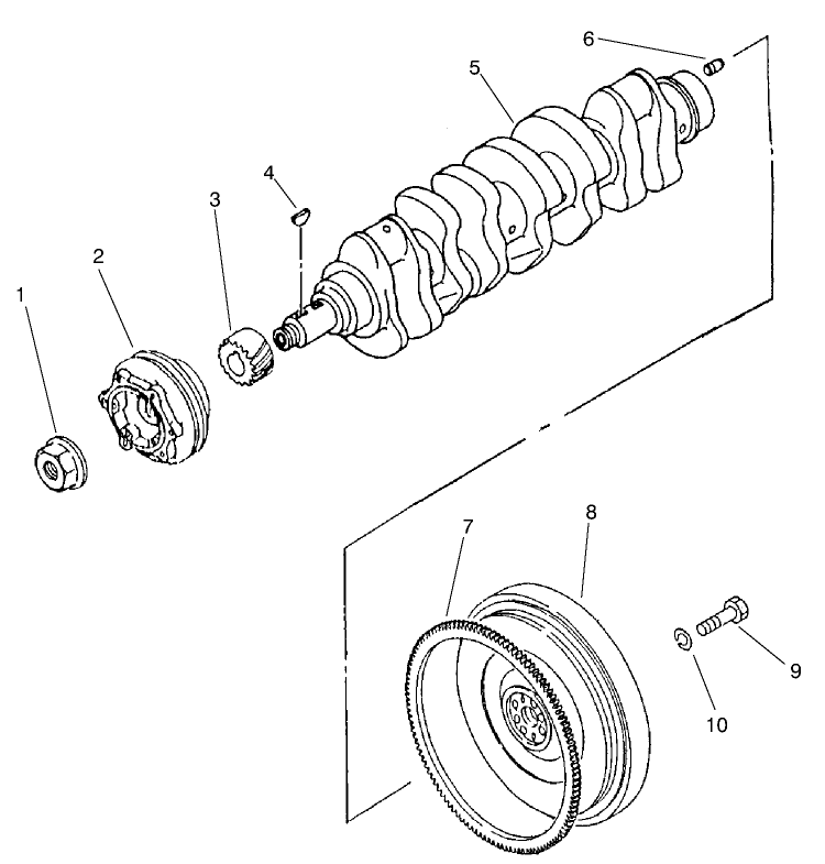 Crankshaft & Flywheel Asm