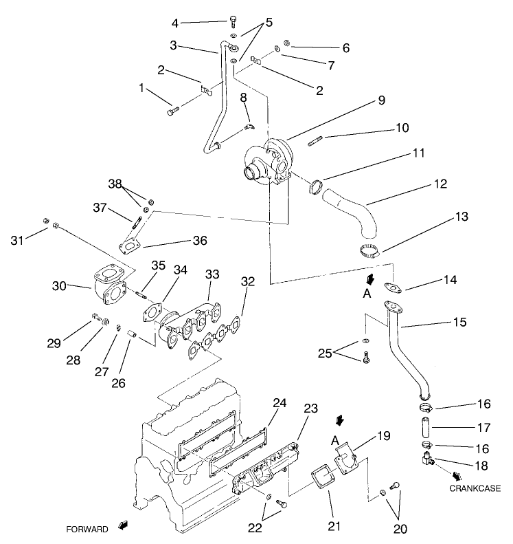 Inlet & Exhaust Manifold Asm