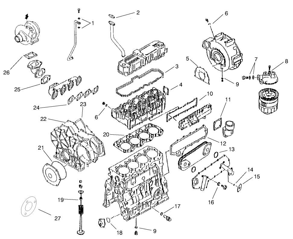 Overhaul Gasket Kit Asm