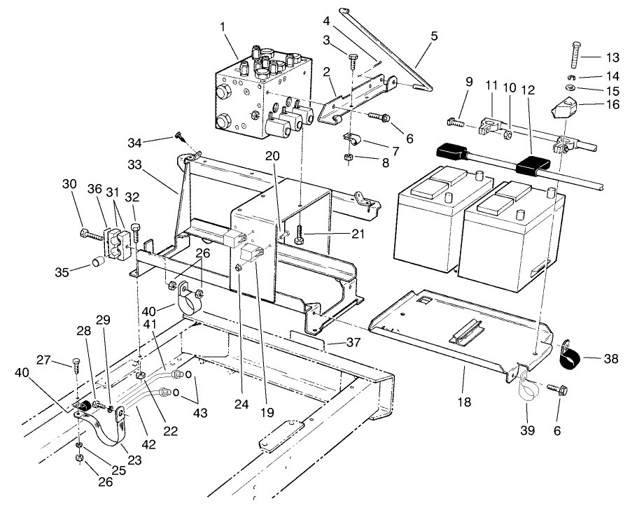 Battery Frame Asm