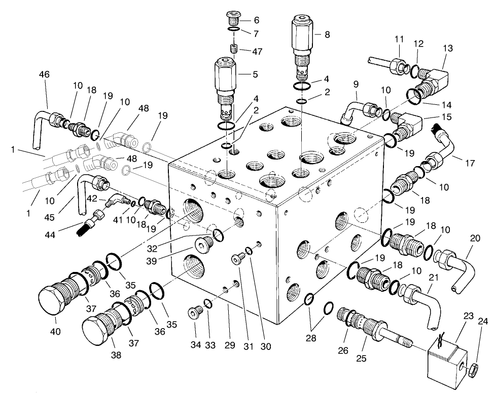 Pto Manifold Asm
