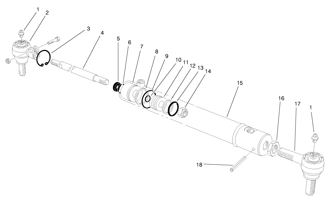 Hydraulic Cylinder Asm No. 98-0661