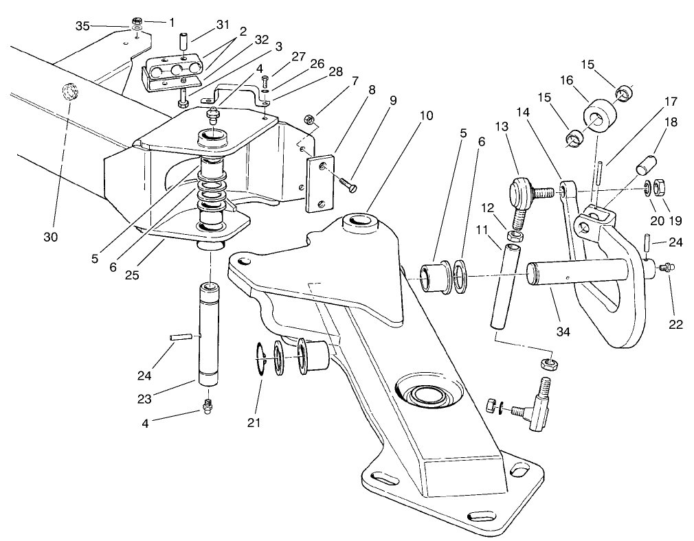Wing Deck Lift Arm Asm