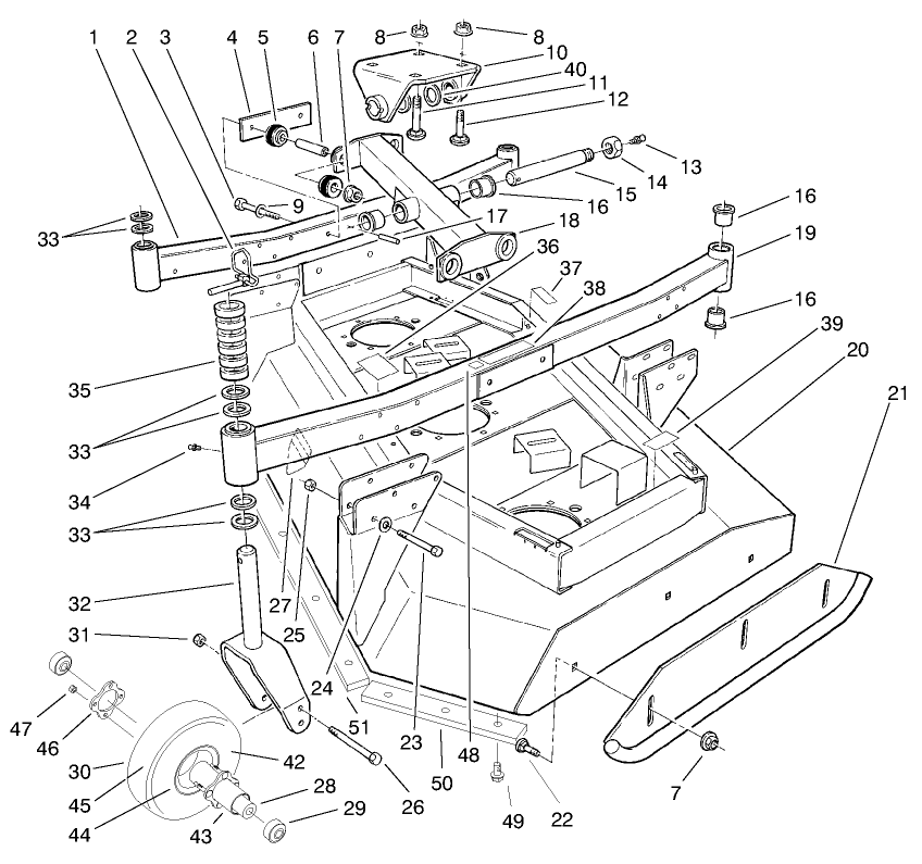 Wing Deck Model No. 30591 Lh & 30593 Rh