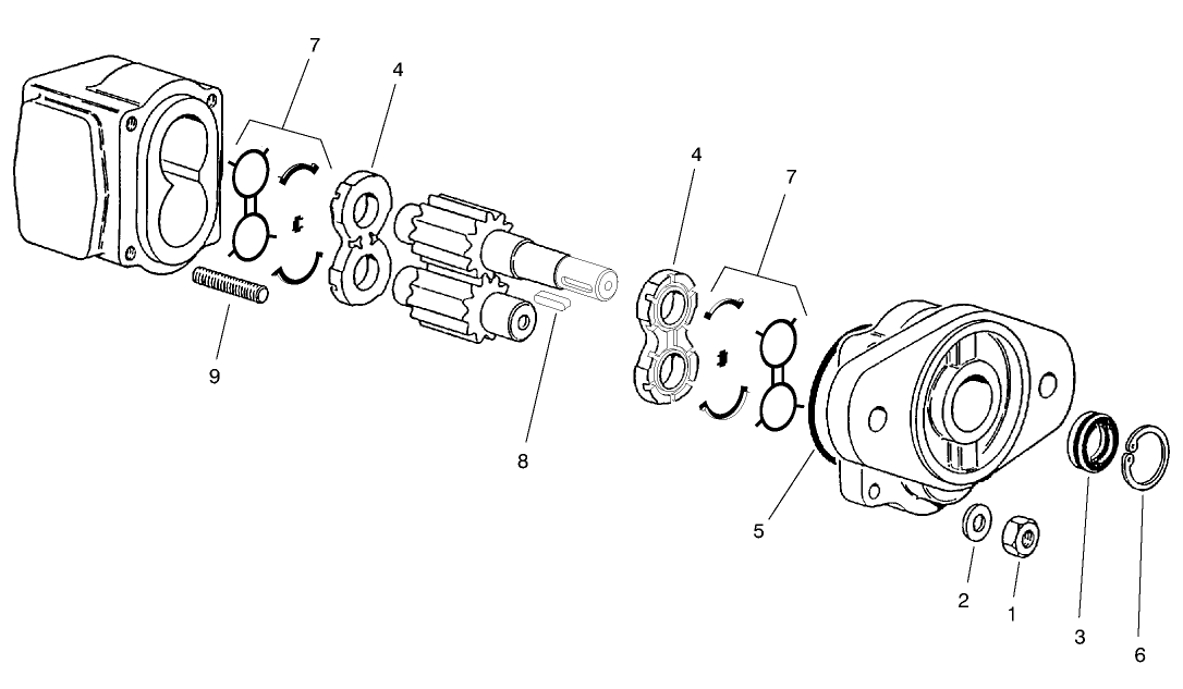Hydraulic Motor Asm No. 94-4907
