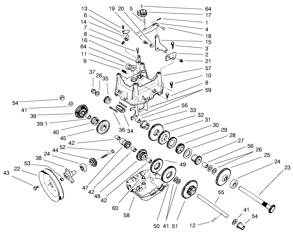 Transmission Assembly No. 66-8030