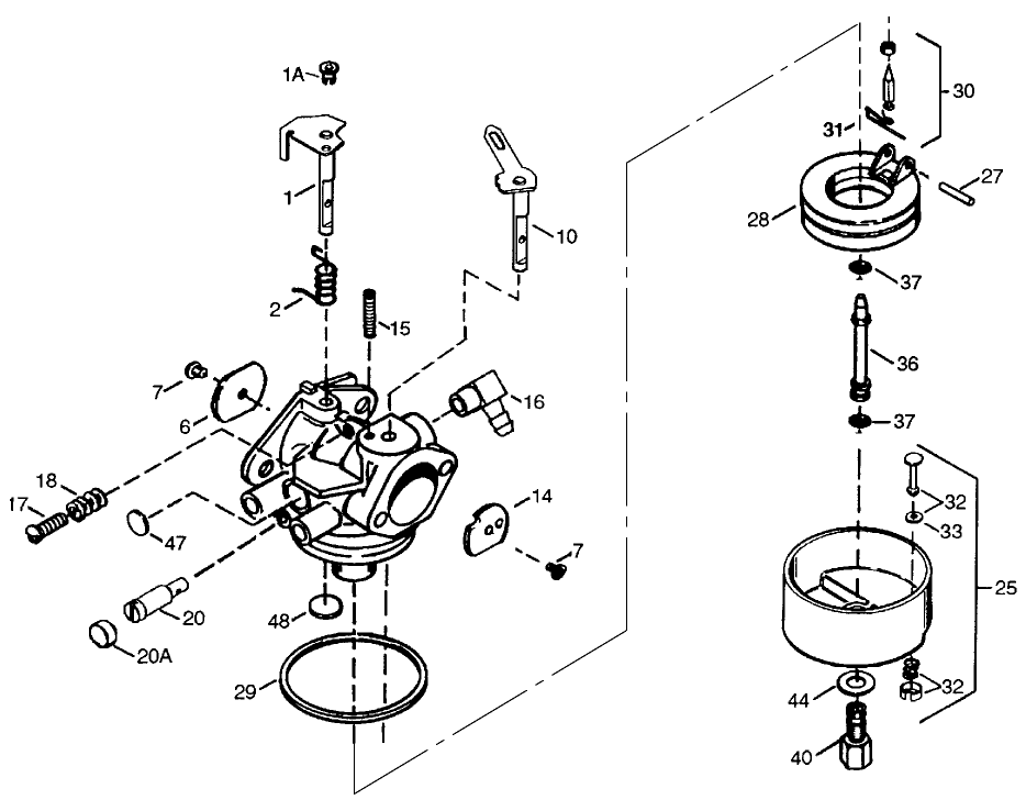 Carburetor Tecumseh #640169