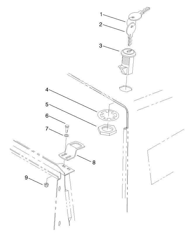 Hood Switch & Lock Asm