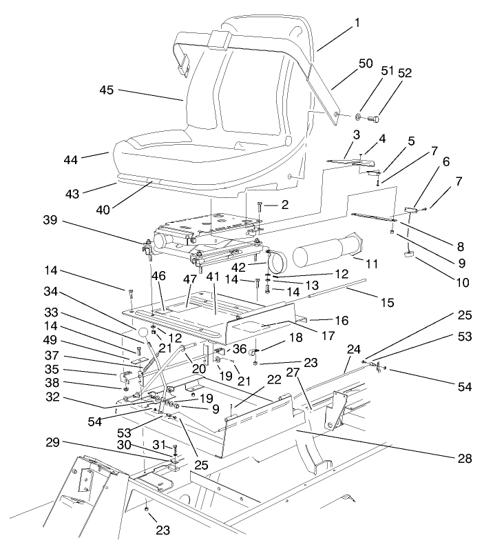 Seat & Throttle Asm