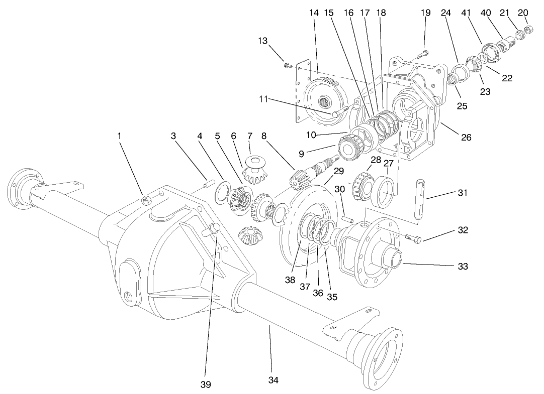 Front Axle Asm No. 94-6933