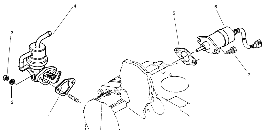 Stop Solenoid & Fuel Pump Asm