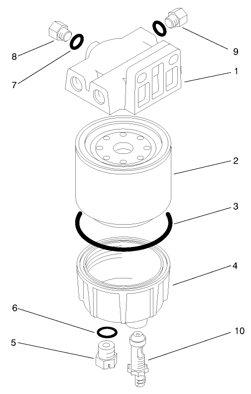 Filter, Water/fuel Separator Asm