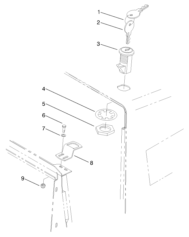 Hood Switch & Lock Asm