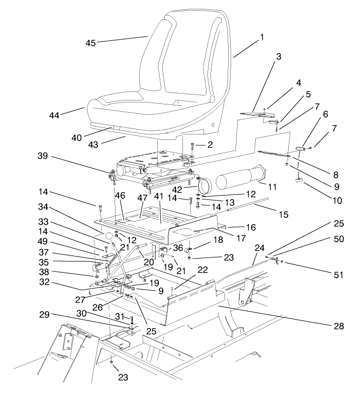 Seat & Throttle Asm