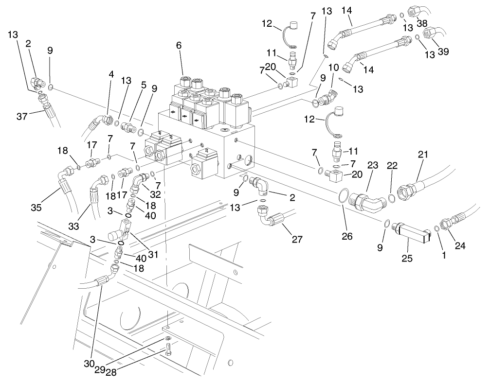 Hydraulic Control Manifold Asm