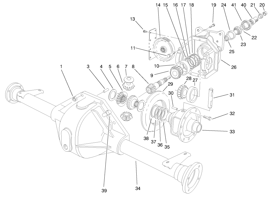 Front Axle Asm No. 94-6933
