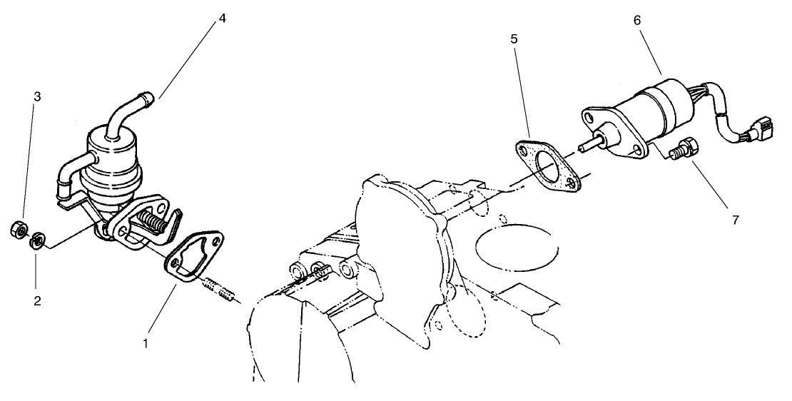 Stop Solenoid & Fuel Pump Asm