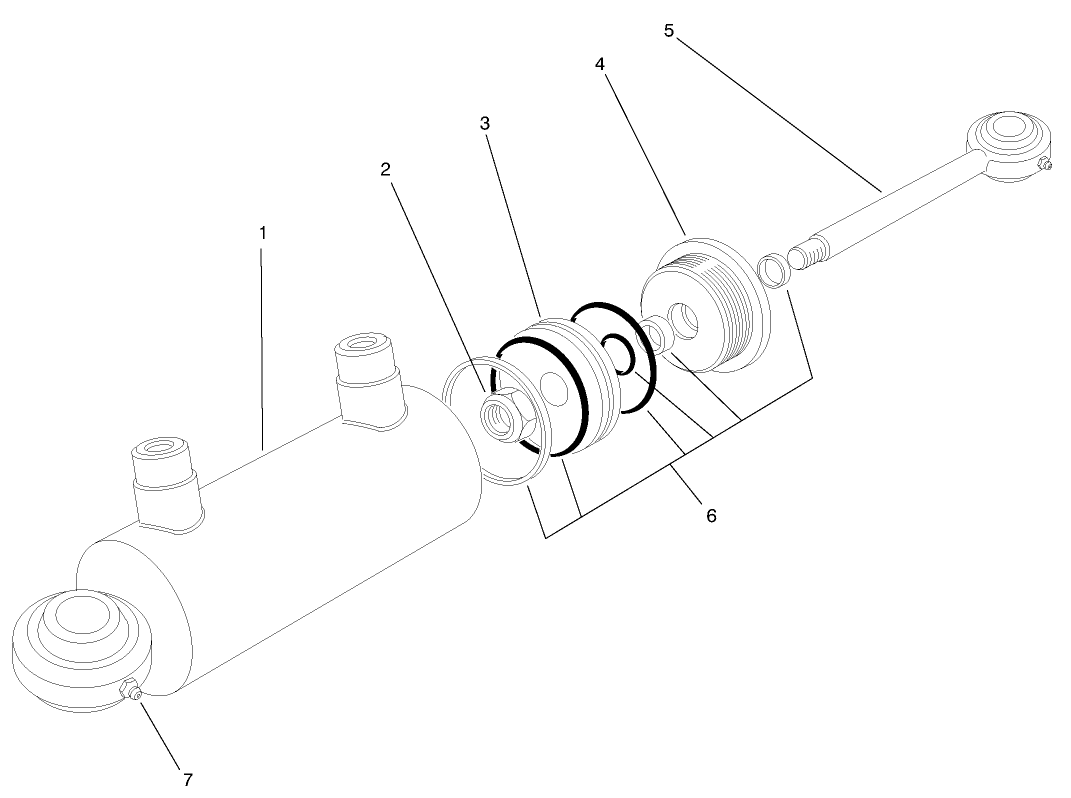 Hydraulic Cylinder No. 75-1200