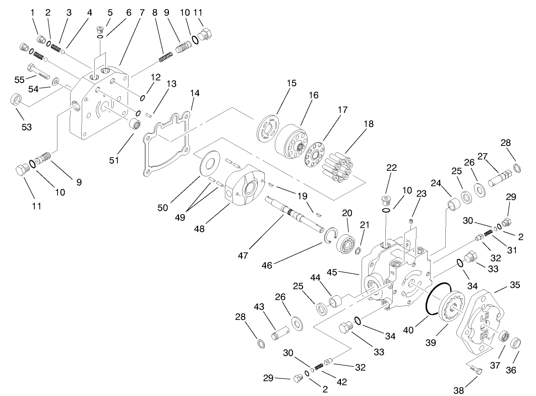 Hydraulic Pump Asm No. 95-0587