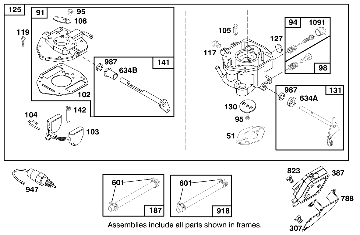 Engine Briggs & Stratton Model 303447-1180-E1