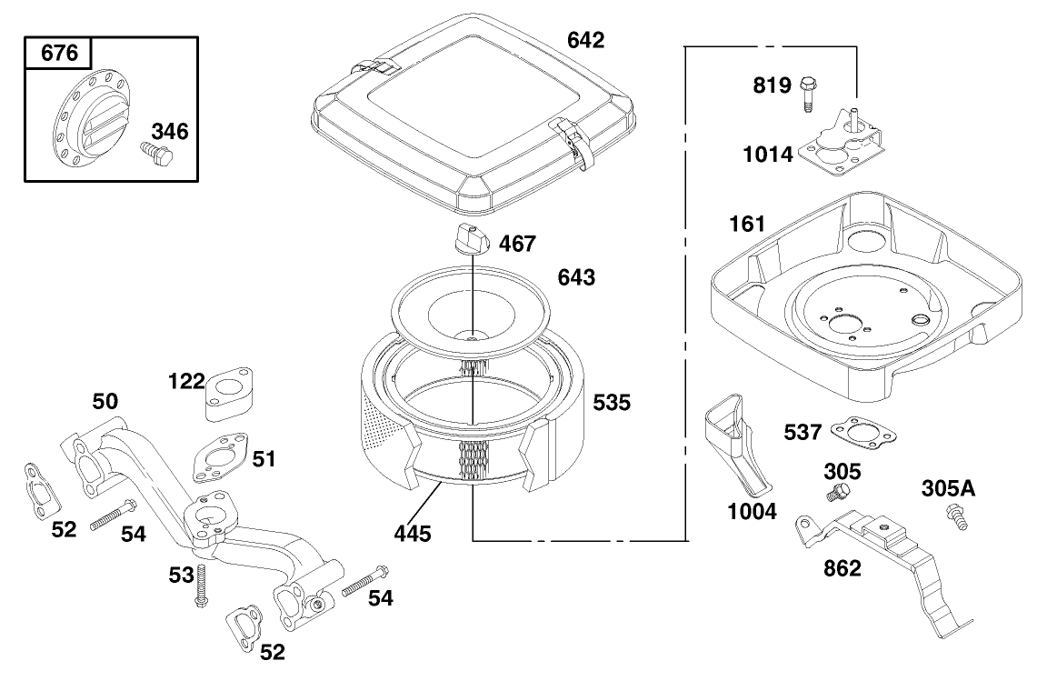 Engine Briggs & Stratton Model 303447-1180-E1