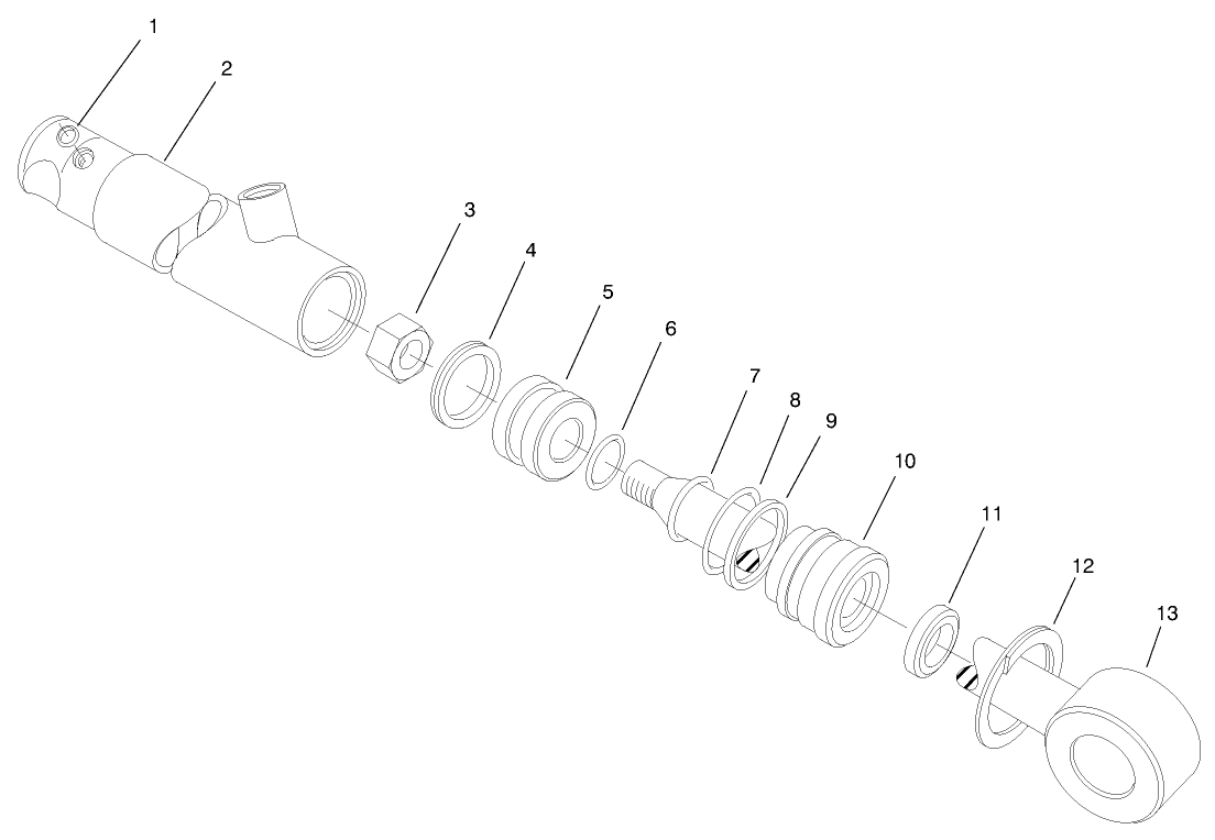 Hydraulic Cylinder Asm No. 83-7000