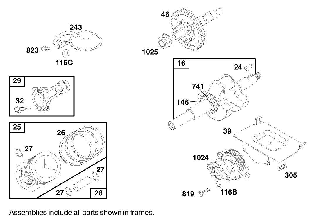 Engine Briggs & Stratton Model 303447-1180-E1